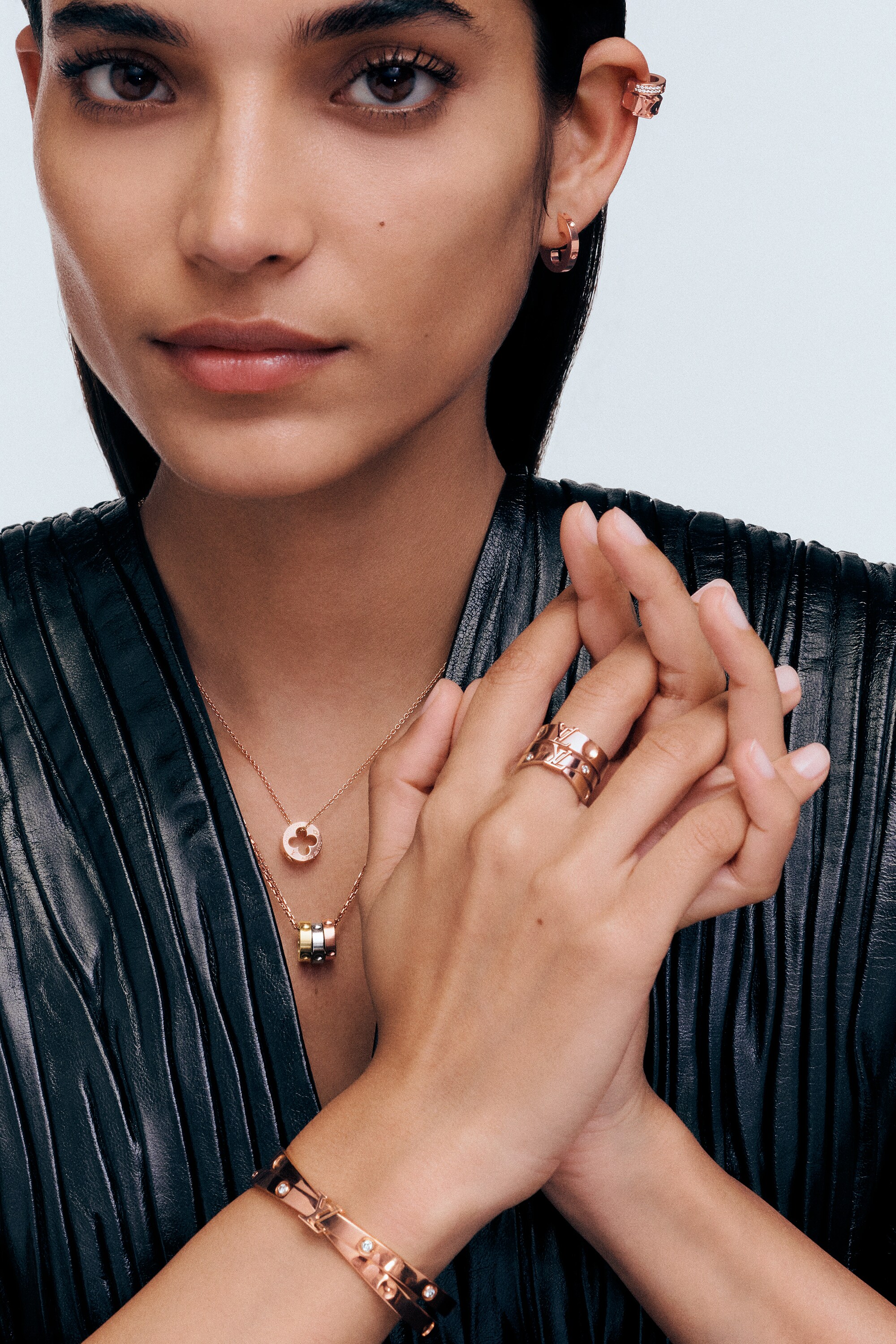 バングル ドゥーブル アンプラント (ピンクゴールド